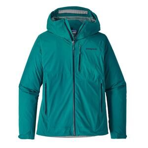 Patagonia Womens Stretch Rainshadow Jacket Blue Hooded Waterproof Gorpcore S